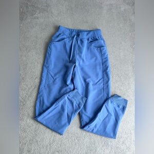 Jaanuu Ceil Blue Scrub Pants Jogger XS With Defect